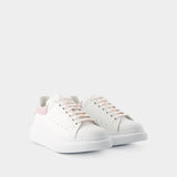 Sneakers Oversized - Alexander Mcqueen - Cuir - Noir/Blanc