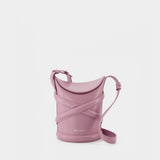 Sac Hobo The Curve - Alexander Mcqueen - Cuir - Rose Antique