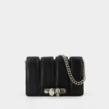 Sac à Bandoulière The Slash - Alexander Mcqueen - Cuir - Noir
