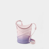 Sac Hobo The Curve - Alexander Mcqueen - Cuir - Lilas/Rose
