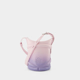 Sac Hobo The Curve - Alexander Mcqueen - Cuir - Lilas/Rose