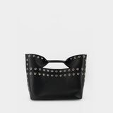 Sac À Main The Bow Small - Alexander Mcqueen - Cuir - Noir
