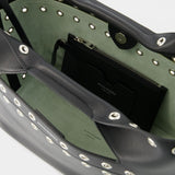 Sac À Main The Bow Small - Alexander Mcqueen - Cuir - Noir