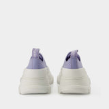 Sneakers Tread Slick - Alexander Mcqueen - Cuir - Lilas/Blanc