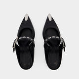 Sandales Leathe S. - Alexander Mcqueen - Cuir - Noir