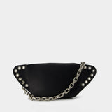 Sac Banane Biker Bumbag - Alexander Mcqueen - Cuir - Noir