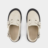 Sandales Leath S.Rubb - Alexander Mcqueen - Cuir - Beige