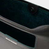 Sac À Main The Square Bow Ns - Alexander Mcqueen - Cuir - Noir