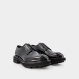 Mocassins Oversized - Alexander Mcqueen - Cuir - Noir