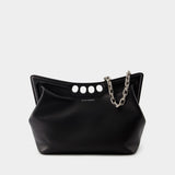 Sac Hobo The Peak - Alexander McQueen - Cuir - Noir