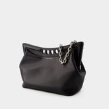 Sac Hobo The Peak - Alexander McQueen - Cuir - Noir