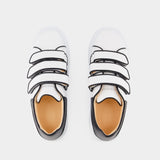 Sneakers Oversized - Alexander Mcqueen - Cuir - Blanc/Noir