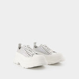 Sneakers Tread Slick Low - Alexander Mcqueen - Cuir - Gris
