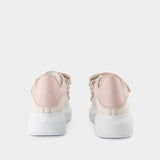 Sneakers Oversized - Alexander Mcqueen - Cuir - Crème