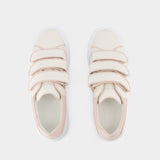 Sneakers Oversized - Alexander Mcqueen - Cuir - Crème