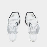 Sandales - Alexander Mcqueen - Cuir - Argenté