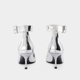 Escarpins - Alexander Mcqueen - Cuir - Argenté