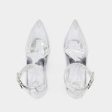 Escarpins - Alexander Mcqueen - Cuir - Argenté
