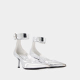 Escarpins - Alexander Mcqueen - Cuir - Argenté