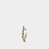 Boucles D'Oreille Pave Faceted - Alexander Mcqueen - Argenté