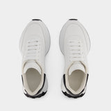 Sneakers Leath S.Rubb - Alexander Mcqueen - Cuir - Blanc/Noir