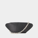 Sac Biker Bumbag - Alexander McQueen - Cuir - Noir