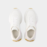 Sneakers Sprint Runner - Alexander Mcqueen - Cuir - Blanc