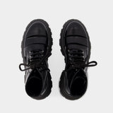 Bottines Wander - Alexander Mcqueen - Cuir - Noir