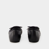 Ballerines Punk - Alexander Mcqueen - Cuir - Noir/Argenté
