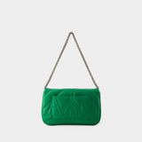 Sac à bandoulière The Seal - Alexander McQueen - Cuir - Vert