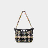 Sac Hobo Small Peak - Alexander McQueen - Tweed - Multi
