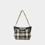 Sac Hobo Small Peak - Alexander McQueen - Tweed - Multi