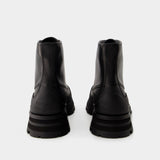 Bottines Tread - Alexander Mcqueen - Cuir - Noir