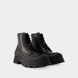 Bottines Tread - Alexander Mcqueen - Cuir - Noir