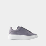 Sneakers Oversized - Alexander Mcqueen - Cuir - Gris
