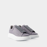 Sneakers Oversized - Alexander Mcqueen - Cuir - Gris
