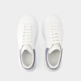 Sneakers Oversized - Alexander Mcqueen - Cuir - Blanc/Gris