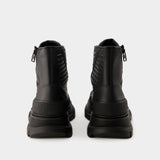 Bottines Tread - Alexander Mcqueen - Cuir - Noir