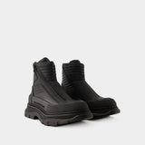 Bottines Tread - Alexander Mcqueen - Cuir - Noir