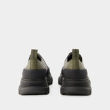 Sneakers Tread Slick - Alexander Mcqueen - Toile - Kaki