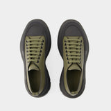 Sneakers Tread Slick - Alexander Mcqueen - Toile - Kaki