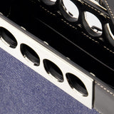 Sac Mini Tote - Alexander Mcqueen - Cuir - Denim/Noir