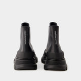 Bottines Tread Slick - Alexander Mcqueen - Cuir - Noir