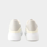 Sneakers Oversized - Alexander Mcqueen - Cuir - Vanille