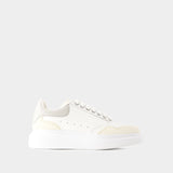 Sneakers Oversized - Alexander Mcqueen - Cuir - Vanille