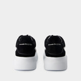 Sneakers Oversized - Alexander McQueen - Cuir - Blanc