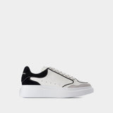 Sneakers Oversized - Alexander McQueen - Cuir - Blanc