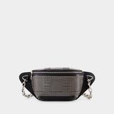 Sac Banane Biker Bumbag - Alexander McQueen - Cuir - Noir