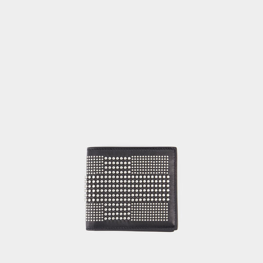 Porte Monnaie 8cc - Alexander McQueen - Nylon - Noir