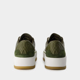 Sneakers Deck - Alexander McQueen - Cuir - Kaki